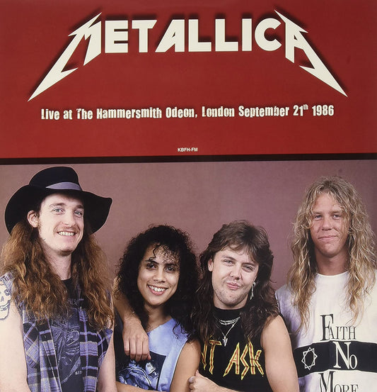 FM recording of Metallica on Vinyl from London in 1986. One of Cliff Burton's last shows before his untimely death.