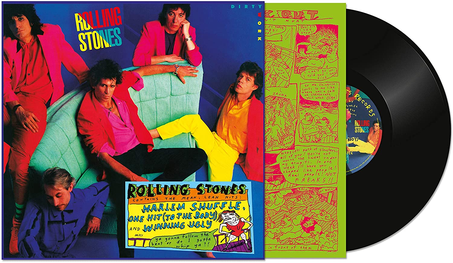 Rolling Stones Dirty Work - Ireland Vinyl