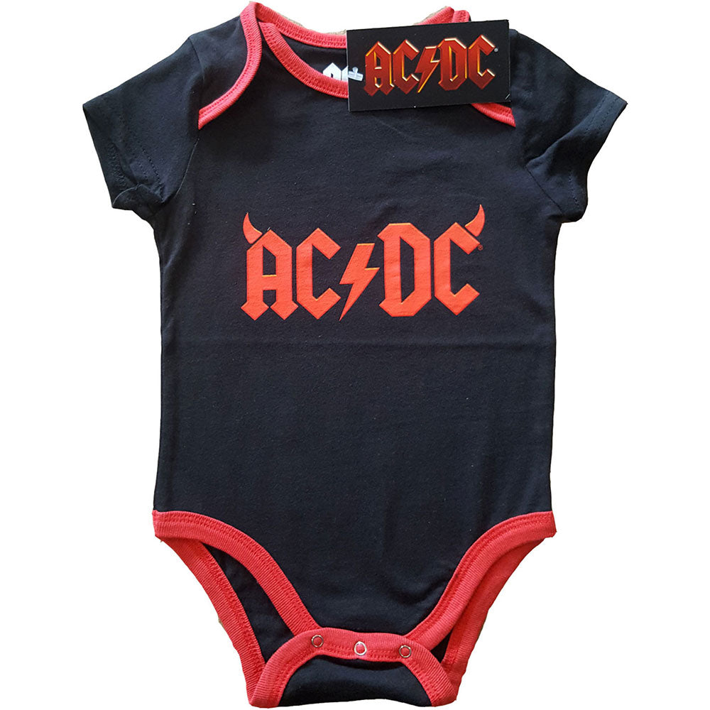 AC DC Horns Baby Grow
