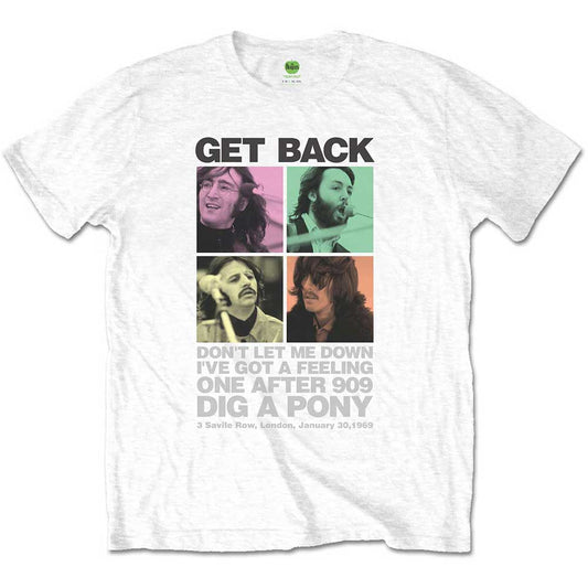 The Beatles T-Shirt: Get Back 3 Savile Row - Ireland Vinyl