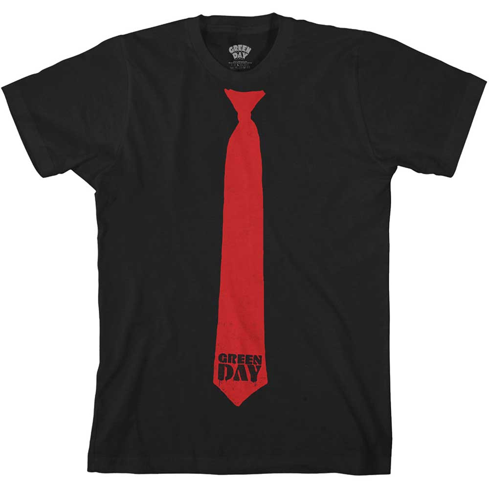 Green Day T-Shirt: Tie - Ireland Vinyl