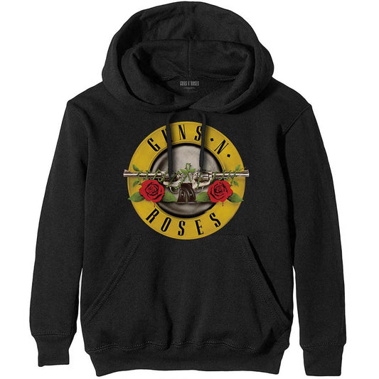 Sudadera con capucha y logotipo de Guns N Roses negra