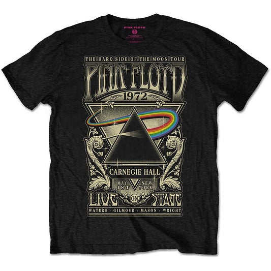 Pink Floyd T-Shirt: Carnegie Hall Poster - Ireland Vinyl