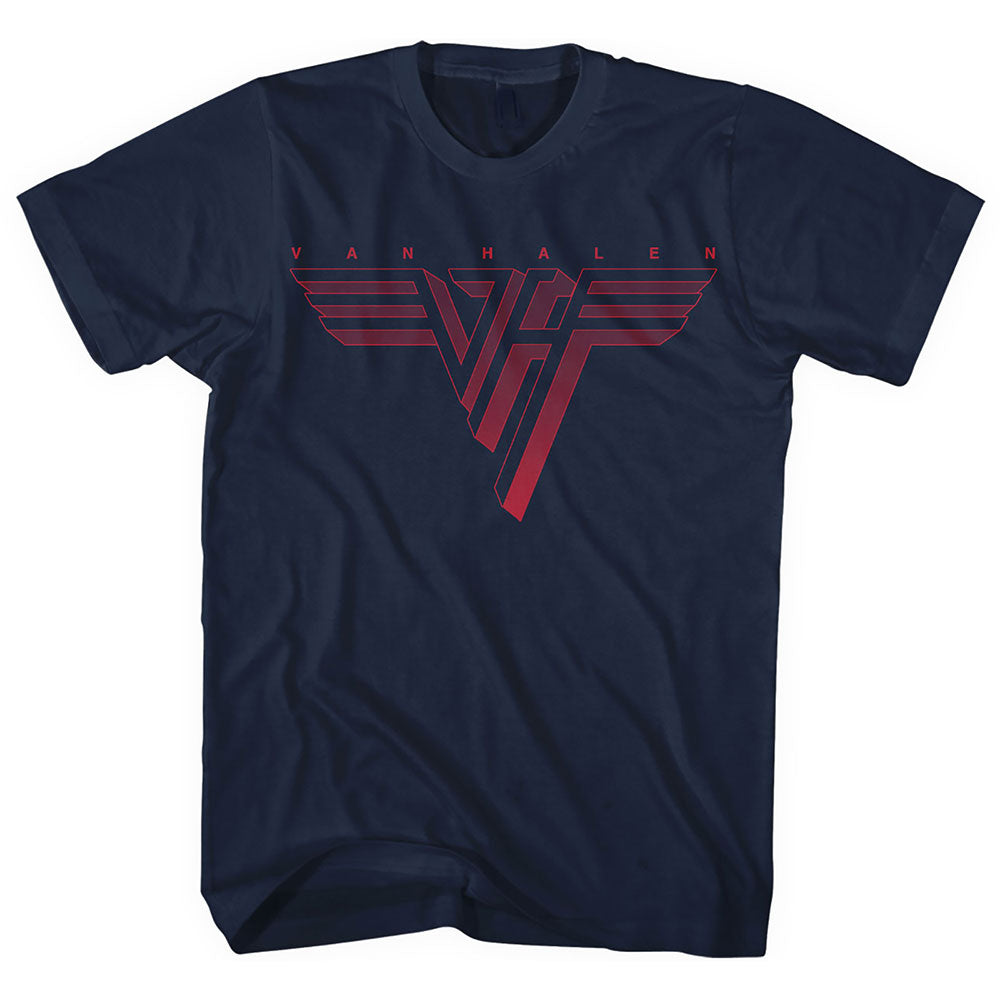 Van Halen T-Shirt: Classic Red Logo - Ireland Vinyl