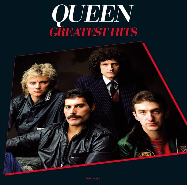 First volume of Greatest Hits on Vinyl by the legendary Queen featuring iconic tracks like Bohemian Rhapsody, Killer Queen and We Will Rock You.