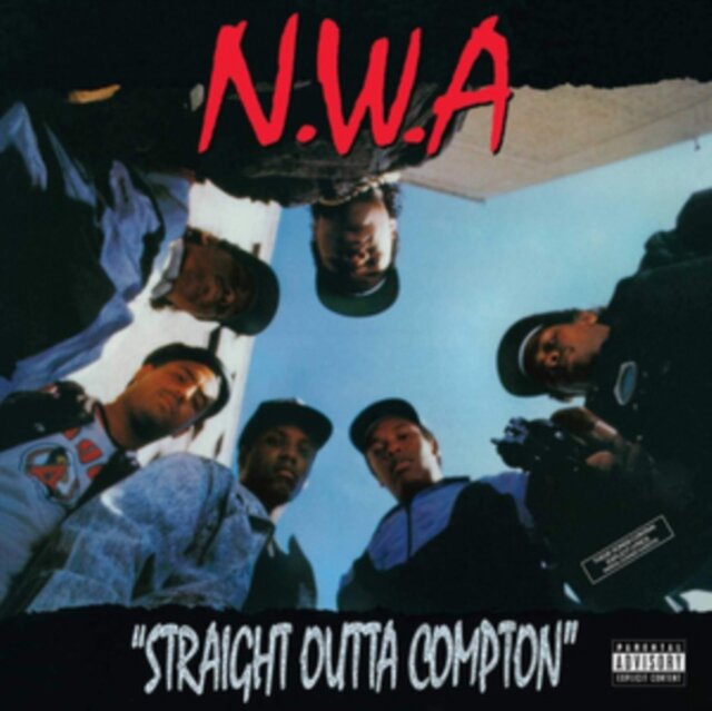 Iconic debut album on Vinyl by Hip Hop legends NWA featuring Ice Cube, Dr Dre, DJ Yella, Eazy E, MC Ren & Arabian Prince. Includes Straight Outta Compton.