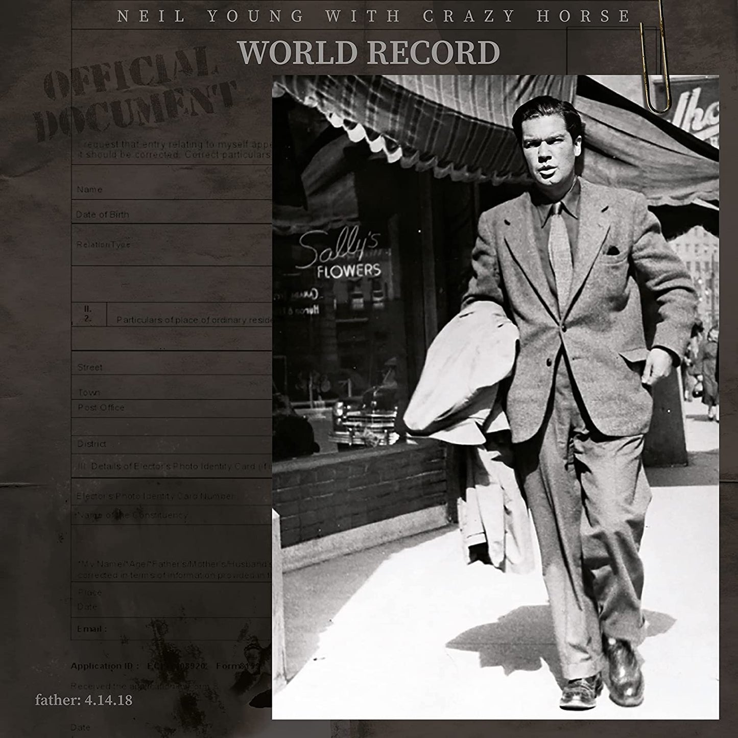 Neil Young World Record Indie Exclusive Clear Vinyl