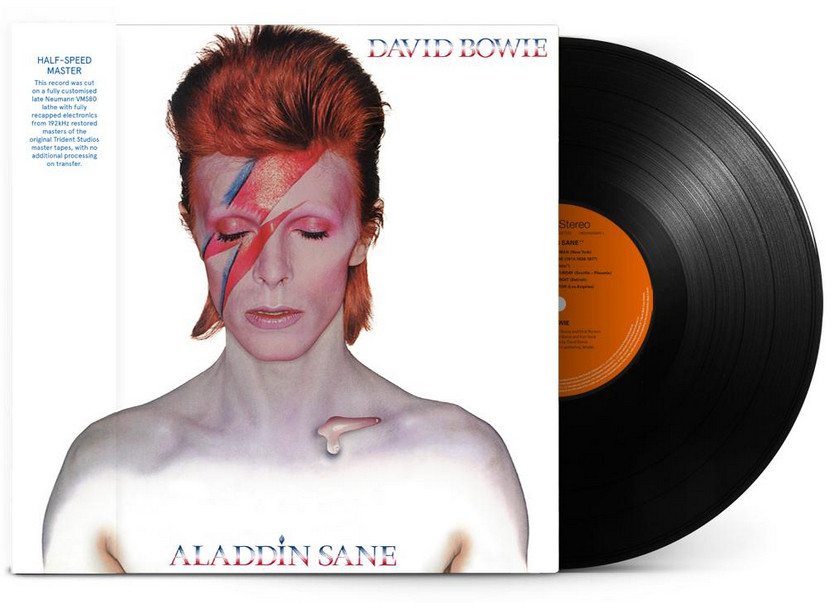 David Bowie Aladdin Sane Half Master