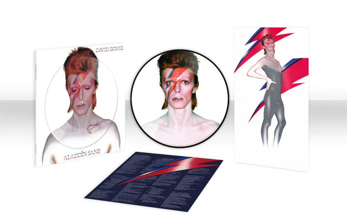 David Bowie Aladdin Sane Picture Disc - Ireland Vinyl