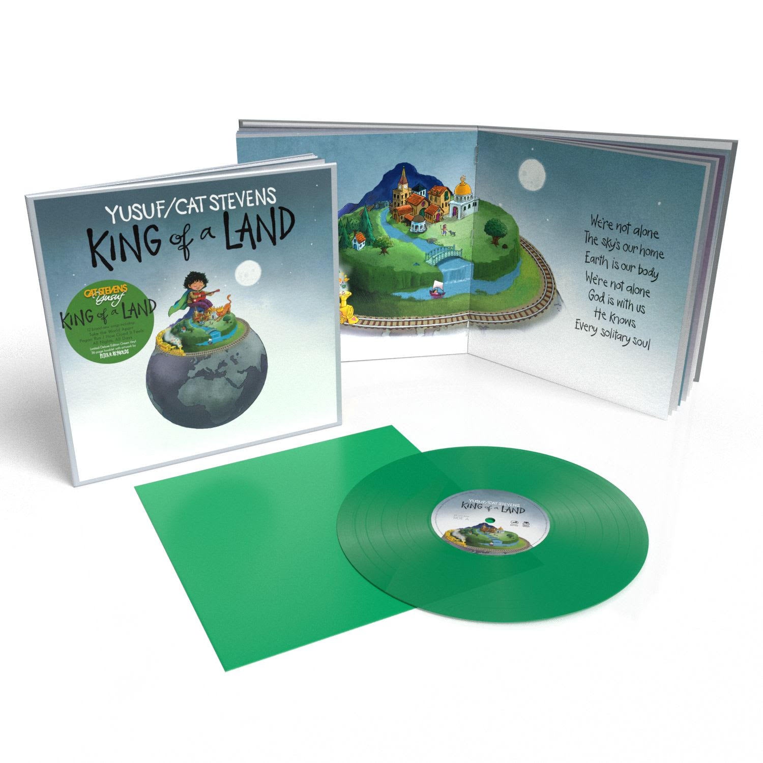 Yusuf/Cat Stevens King of a Land Ltd Green Vinyl - Ireland Vinyl